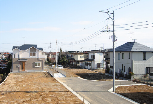 分譲住宅、分譲マンション、分譲宅地の企画及び管理